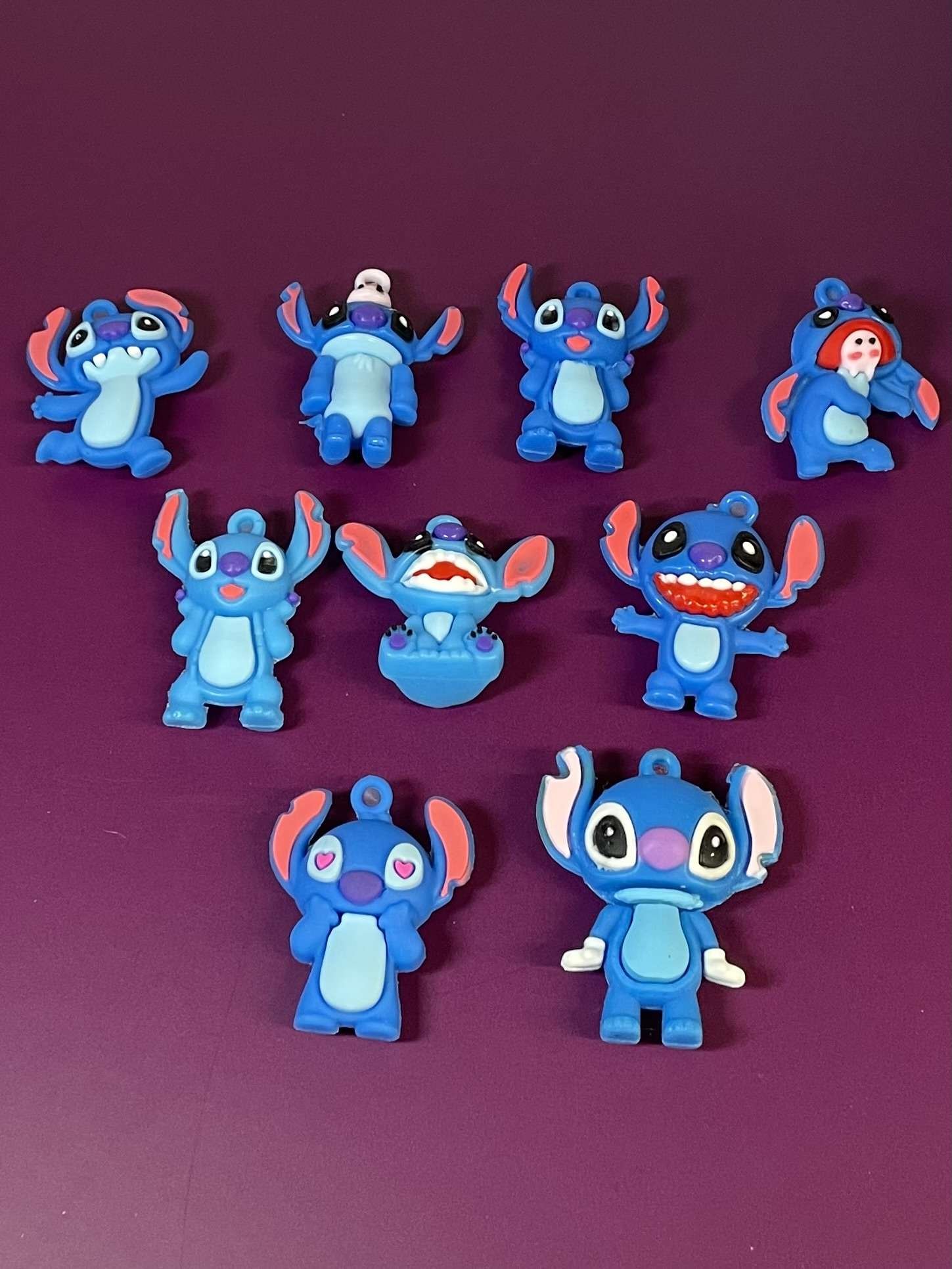 Blue Raspberry Slushy Surprise Bath Bomb With Stitch Figurines - Image 2