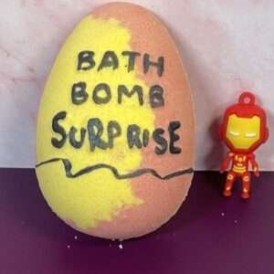 Toasted Marshmallow Surprise Bath Bomb With Marvel Figurines