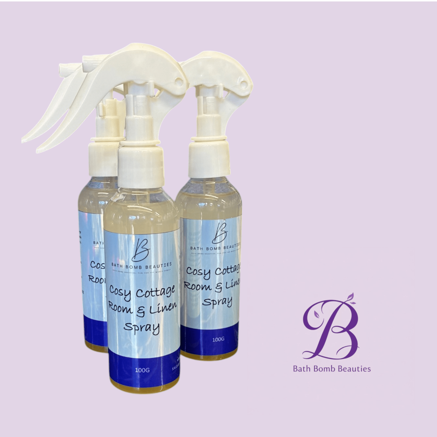 Cosy cottage bath bomb beauties Cosy cottage luxury room and linen spray